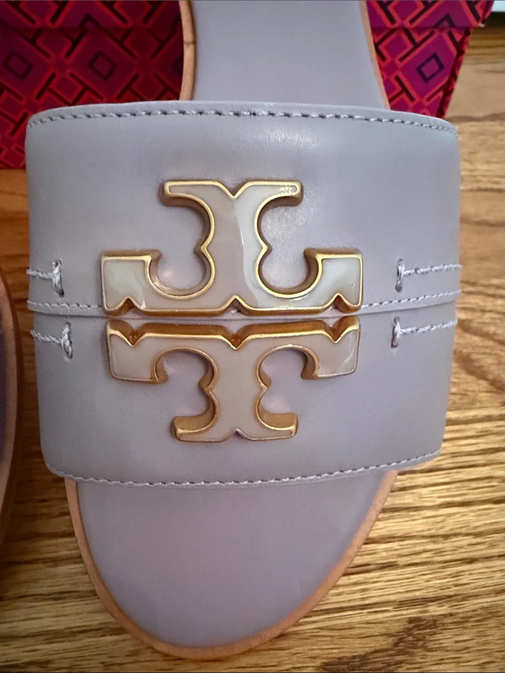 Tory Burch Lavender Slide Sandals